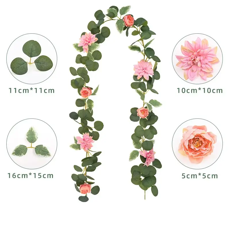 Artificial Vine Eucalyptus Leaves for Vineyard Inspired Events