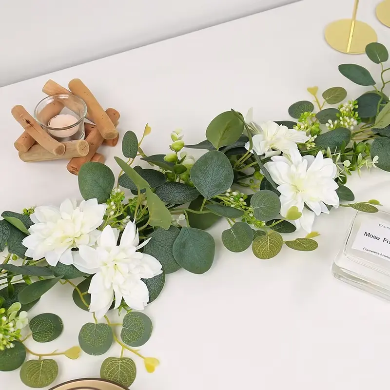 Artificial Vine Eucalyptus Leaves for Vineyard Inspired Events