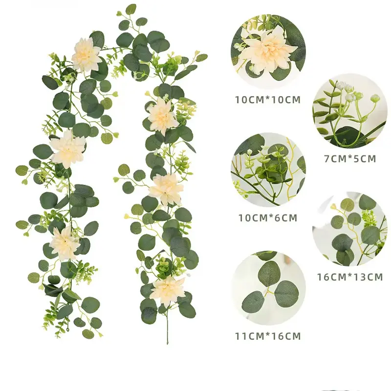 Artificial Vine Eucalyptus Leaves for Vineyard Inspired Events