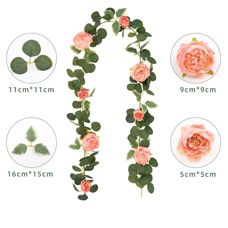 Artificial Vine Eucalyptus Leaves for Vineyard Inspired Events