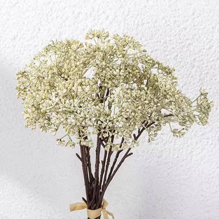 Wholesale Artificial Rice Flowers Bundles Plastic Decorative Plant