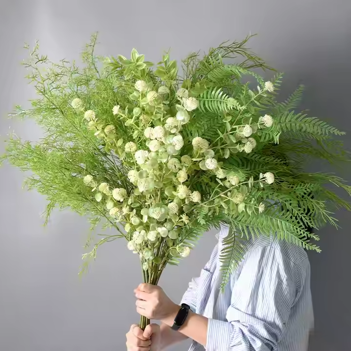 Forest Green Artificial Grass for Wedding Christmas Decor