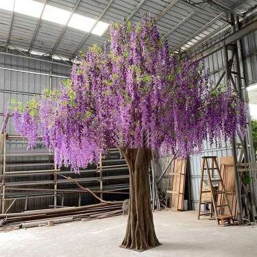 Artificial Wisteria Flower Tree and bean flower tree - LANSELVA Artificial  Tree & Plant Factory