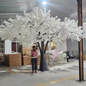 Customizable artificial cherry blossom trees in various colors