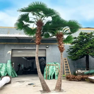 Large outdoor artificial fiberglass Artificial coconut palm tree