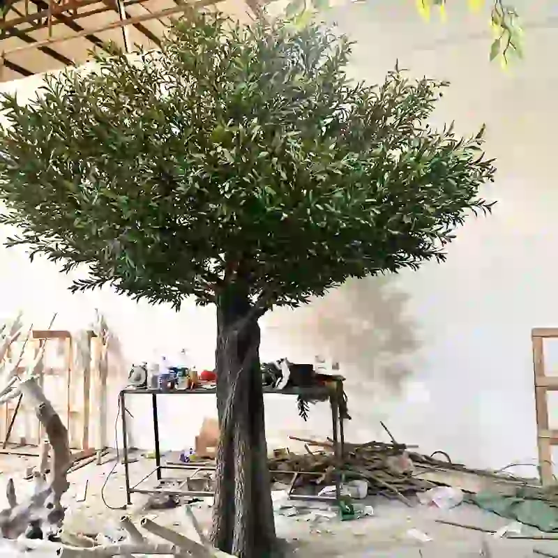 artificial-olive-tree-resort-mediterranean-style