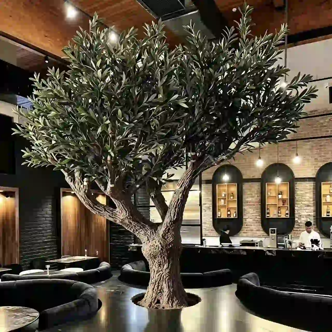 mediterranean-artificial-olive-tree-restaurant-decoration