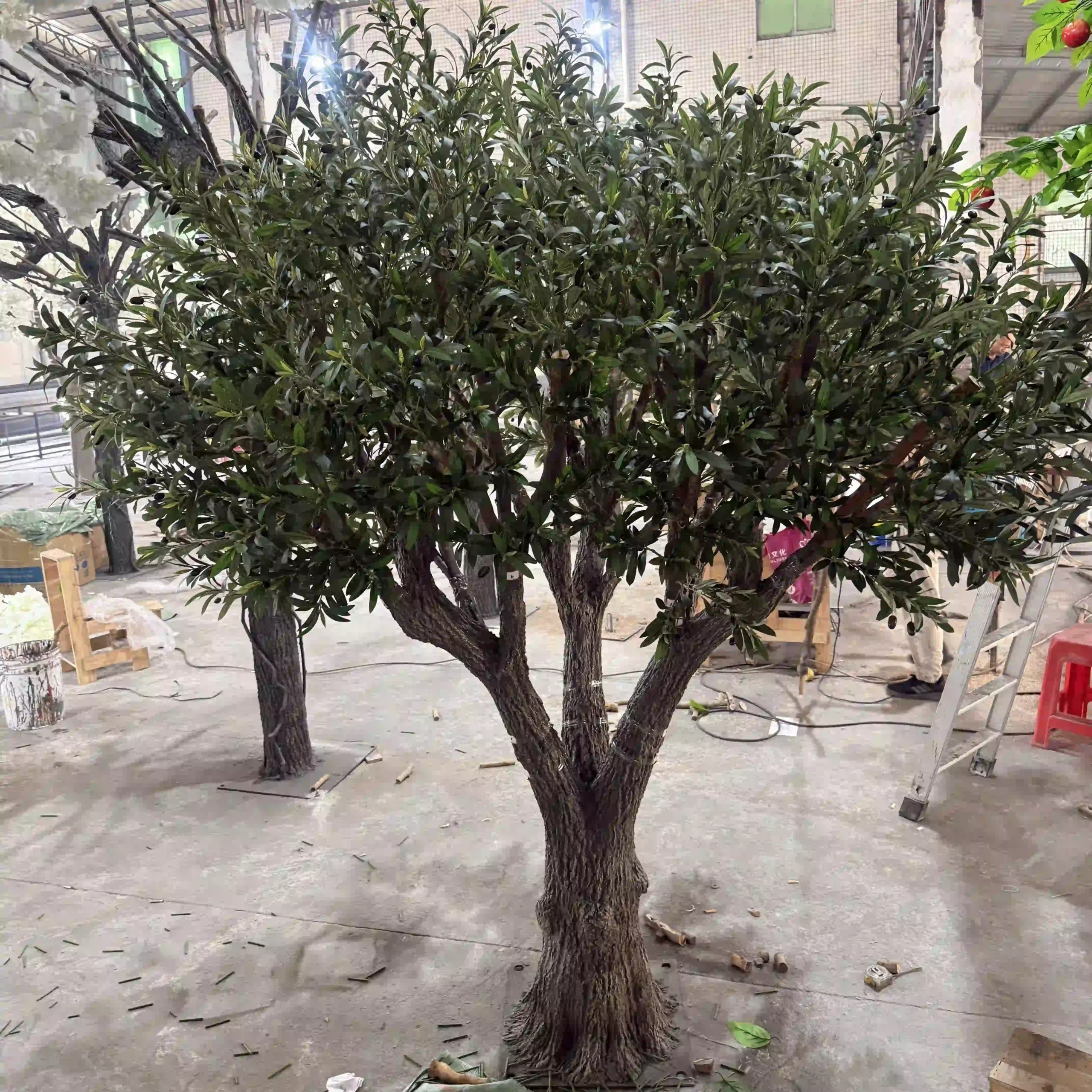 2.5m-Mediterranean artificial olive tree for restaurant