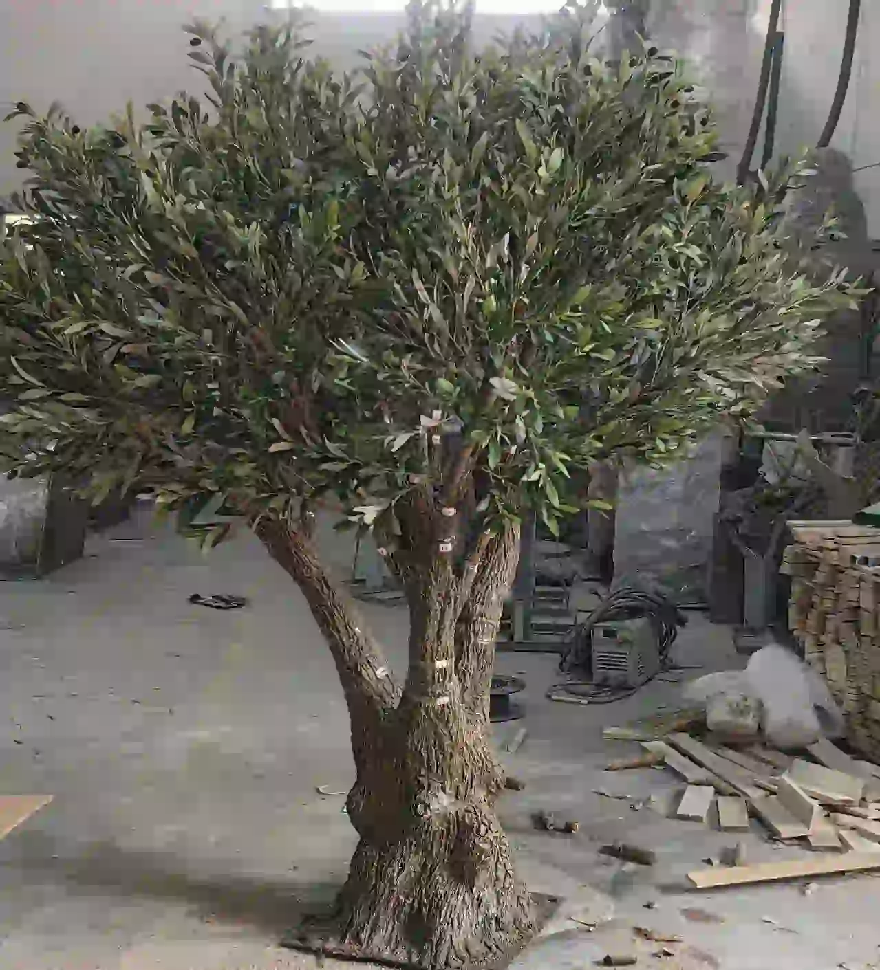 2m mediterranean artificial olive tree