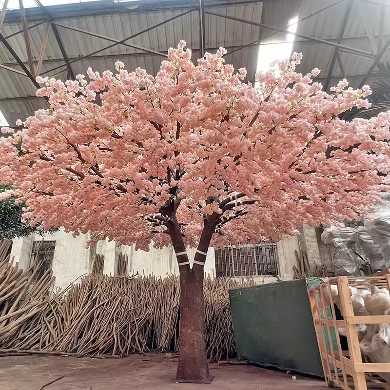 large fake cherry blossom tree