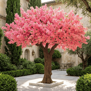 Large artificial cherry blossom tree