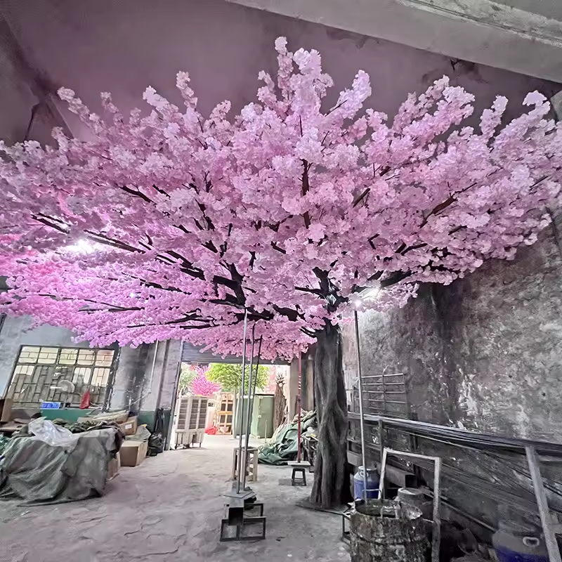 large artificial cherry blossom tree for wedding decoration